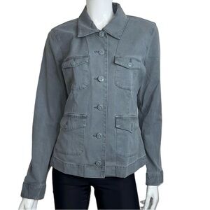 Levi’s Grey Cargo‎ Utility Denim Jean Jacket